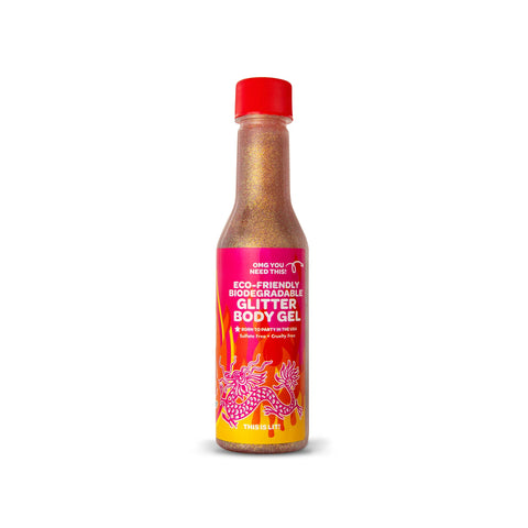 SoRahChaCha Biodegradable Glitter Aloe Body Gel