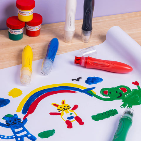 Little Creatives Jumbo Squeezing Paintbrush 6 Ct