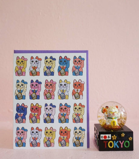 Good Luck Cats card