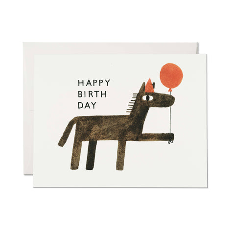 Happy Birth Day Balloon Wishes greeting card
