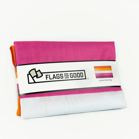 Lesbian Pride Flag: (M) 2ft x 3ft Single Sided