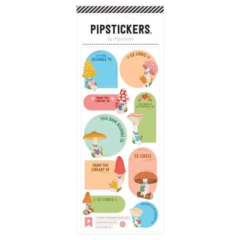 Literary Mushrooms Bookplates: 0001