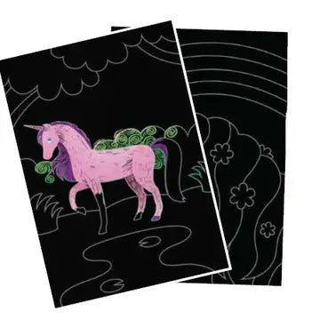 Scratch & Scribble: Magical Unicorns