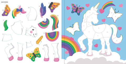 My First Color-By-Sticker Book: Rainbow Magic