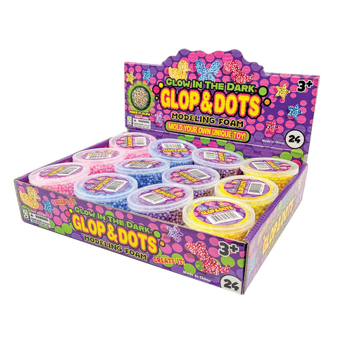 Glow In the Dark Glops N Dots Modeling Foam