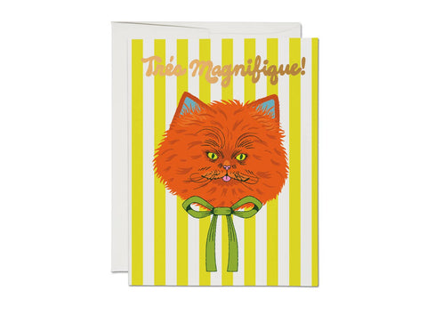 Très Magnifique greeting card