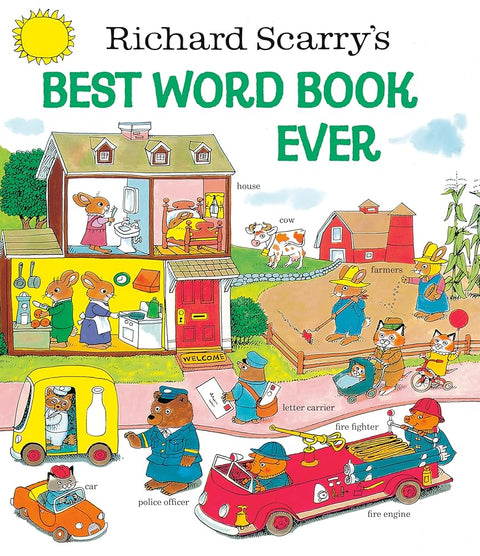 Richard Scarry's Best Word Book Ever (Giant Golden Book) cover image