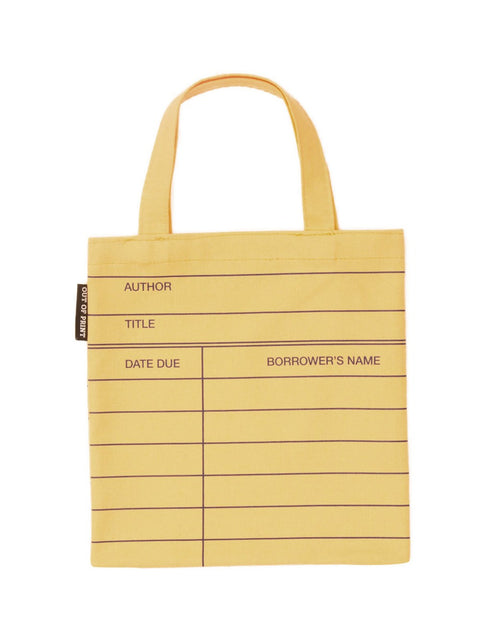 Library Card Mini Tote Bag