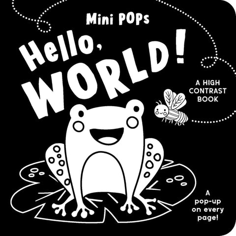 Mini Pops: Hello, World!: A High Contrast Pop-Up Book cover image