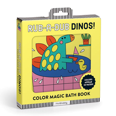 Rub-a-Dub Dinos! Color Magic Bath Book cover image