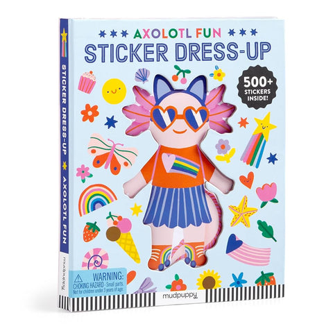 Axolotl Fun Sticker Dress-up Book cover image