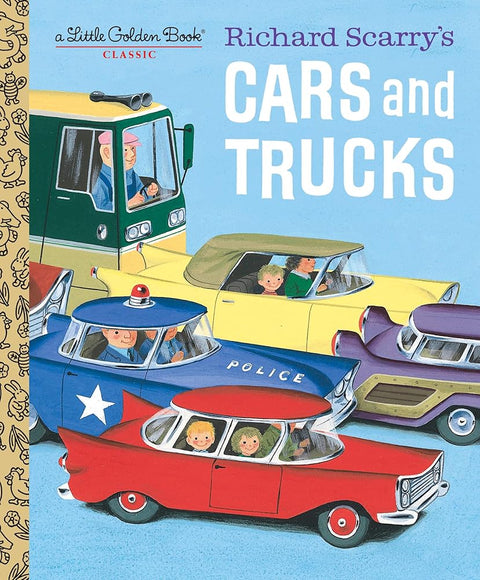 Richard Scarry's Cars and Trucks (Little Golden Book) cover image