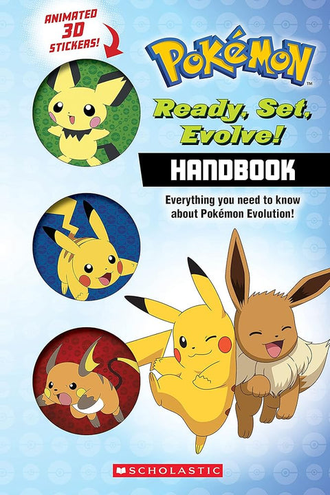 Ready, Set, Evolve! Handbook: With 3D Stickers (Pokémon) cover image