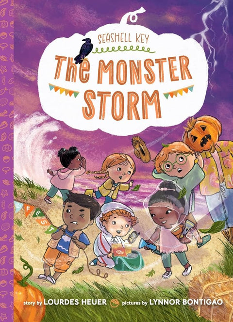 The Monster Storm (Seashell Key #2): A Chapter Book cover image