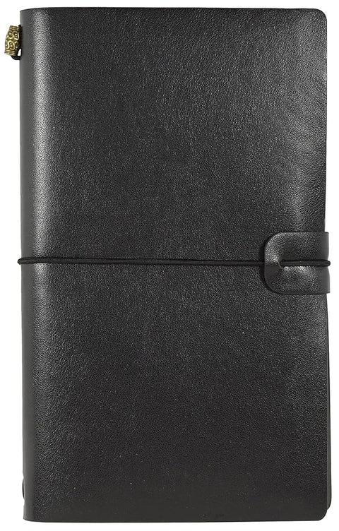 Voyager Refillable Notebook - Black (Traveler's Journal, Planner, Notebook) cover image