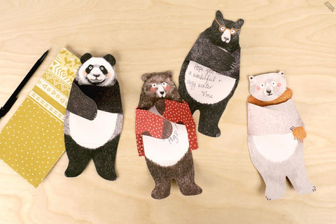 Bear Hugs Notecards