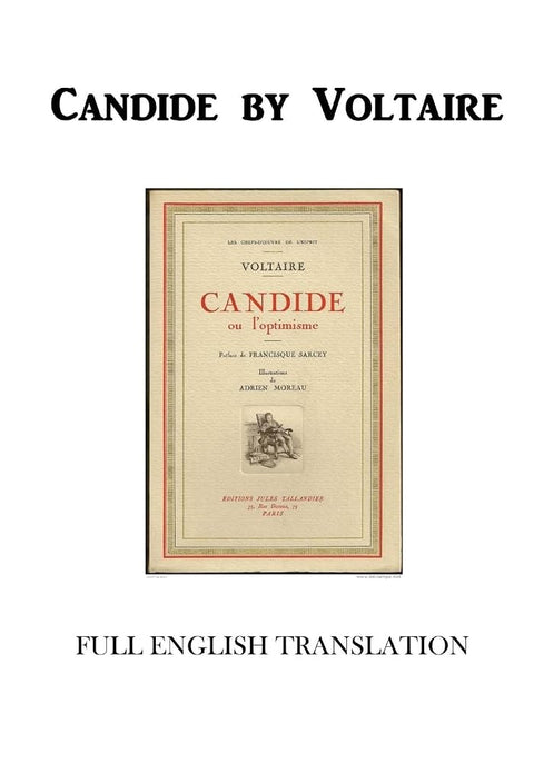 Candide by Voltaire cover image