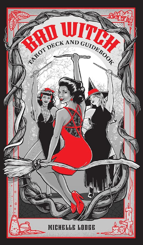 Bad Witch Tarot Deck and Guidebook cover image