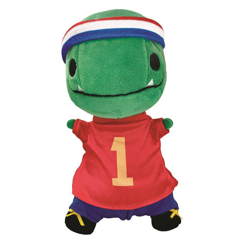 Tiny T. Rex Tries Soccer Plush 8.5"