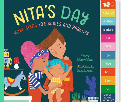 Nita's Day: An Interactive ASL Board Book (Little Hands Signing, 2) (Volume 2) cover image