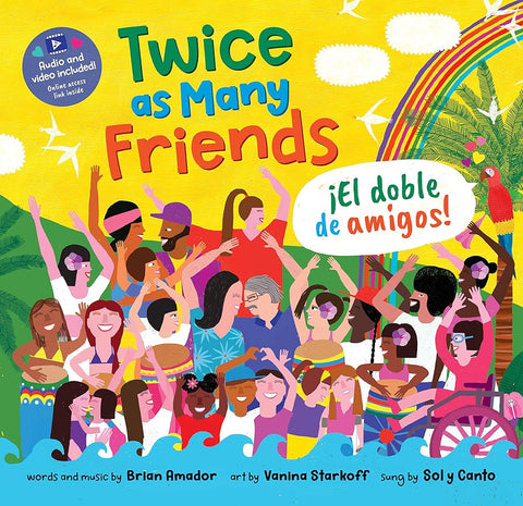 Twice as Many Friends / El doble de amigos (Barefoot Singalongs) (English and Spanish Edition) cover image