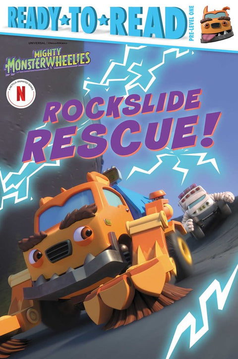 Rockslide Rescue!: Ready-to-Read Pre-Level 1 (Mighty Monsterwheelies)