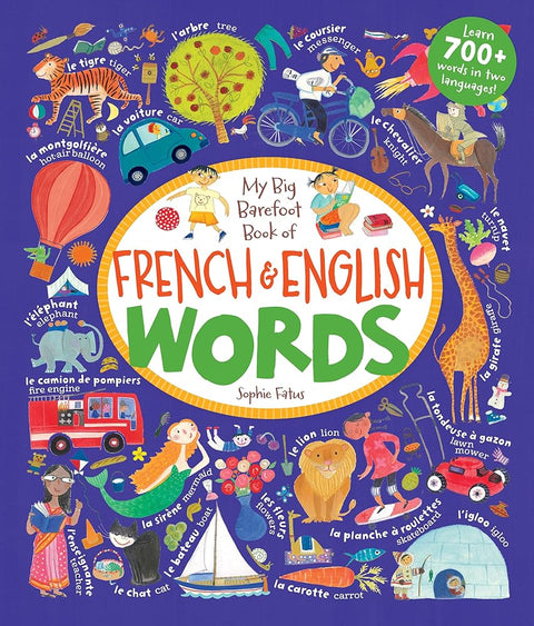 My Big Barefoot Book of French & English Words (French and English Edition) cover image