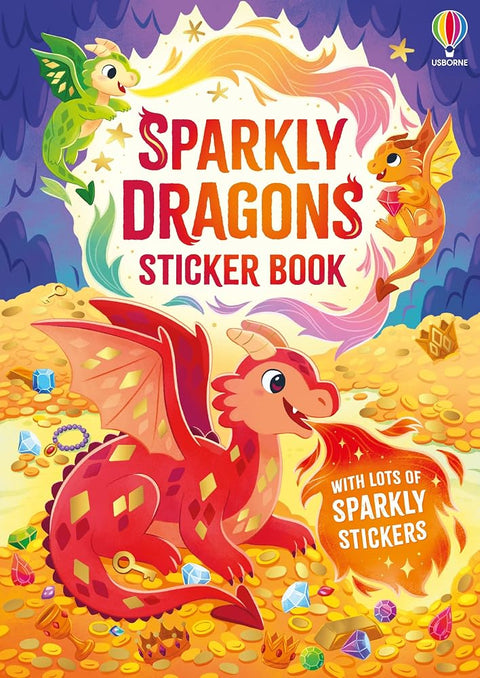 Sparkly Dragons Sticker Book (Sparkly Sticker Books) cover image