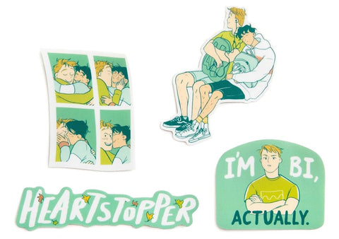 Heartstopper: Boy Meets Boy Stickers - Sticker Set of 4 cover image