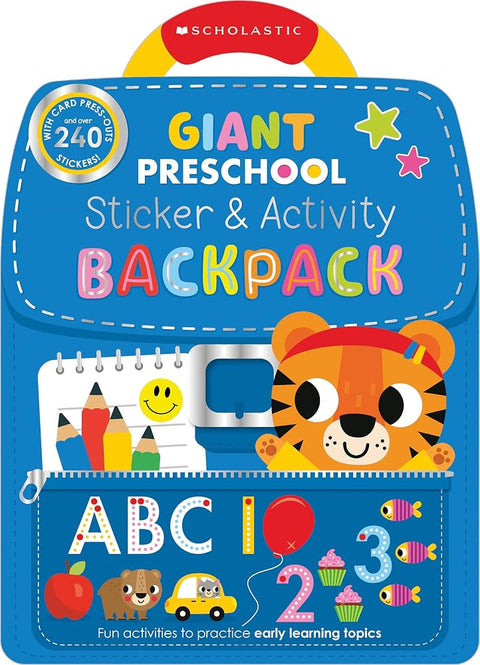 Giant Preschool: Sticker & Activity Backpack (Scholastic Early Learners) cover image