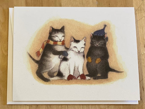Three Kittens Card