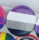 Asexual Pride Button