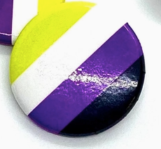 Non-Binary Pride Button