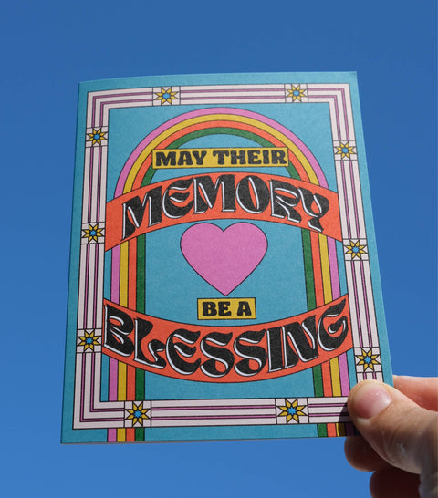 May Their Memory Be a Blessing Card