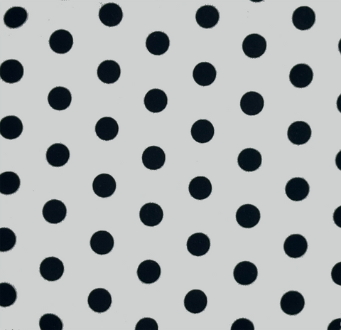 White & Black Dots Baby Paper with loop