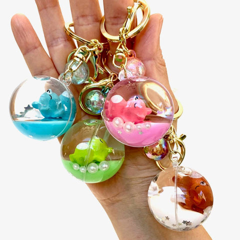 Animal Ball Key Charm