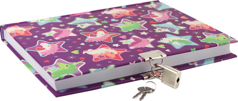 Sparkly Unicorns Locking Journal