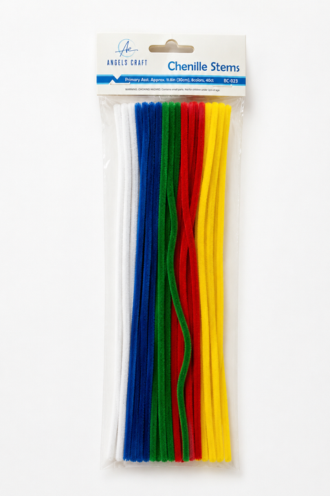 Chenille Stems Color Collection, 25ct: Primary