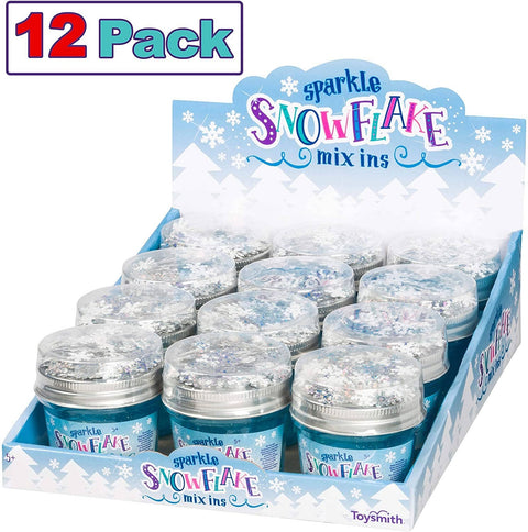 Toysmith | Snowflake Mix Ins: Slime + Confetti Kit