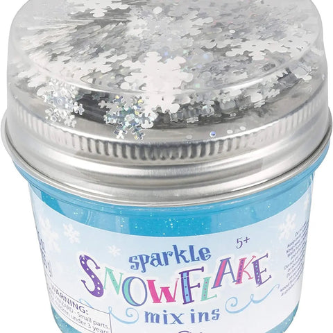Toysmith | Snowflake Mix Ins: Slime + Confetti Kit