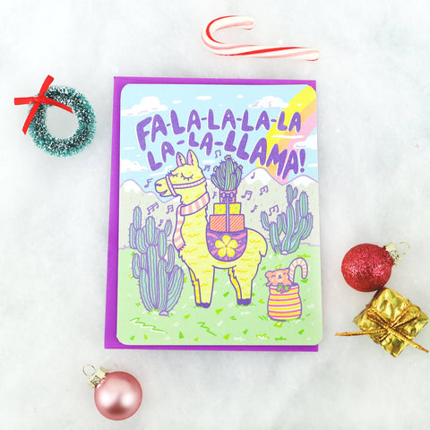 Turtle's Soup | Fa La Llama Holiday Card
