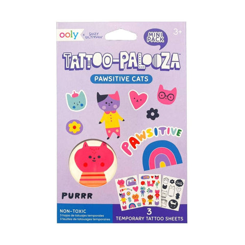 Pawsitive Cat Mini Tattoo Palooza X Suzy - | OOLY -