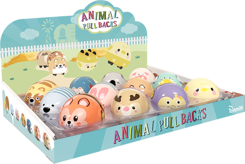 Farm Fresh Animal Pull Backs | Toysmith