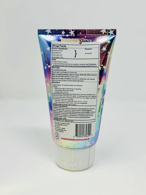 Sea Star Sparkle Cosmic Stardust SPF 50 Glitter Sunscreen | Sunshine & Glitter