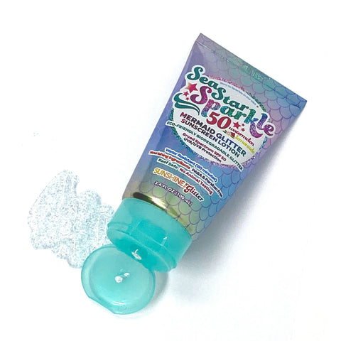Sea Star Sparkle Mermaid SPF 50 Glitter Sunscreen | Sunshine & Glitter