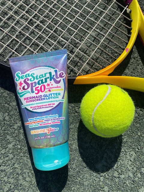 Sea Star Sparkle Mermaid SPF 50 Glitter Sunscreen | Sunshine & Glitter