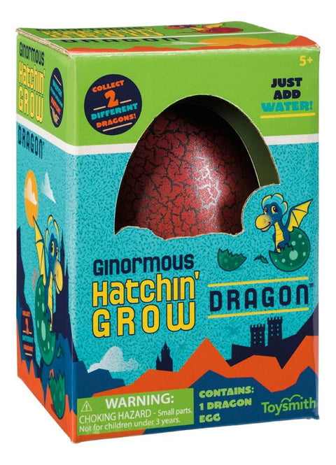 Toysmith | Ginormous Hatchin Grow Dragon