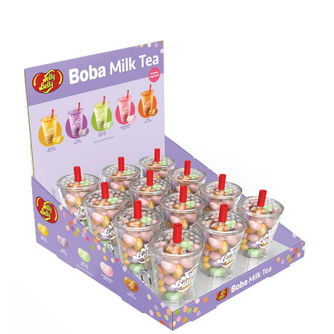 Jelly Belly Boba Milk Tea Mini Cup, 2.65oz, 12ct