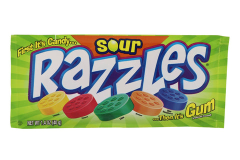 Razzles Candy Sour Flavor