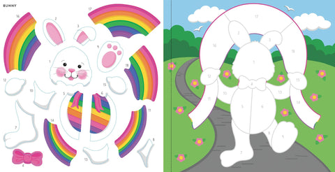 My First Color-By-Sticker Book: Rainbow Magic